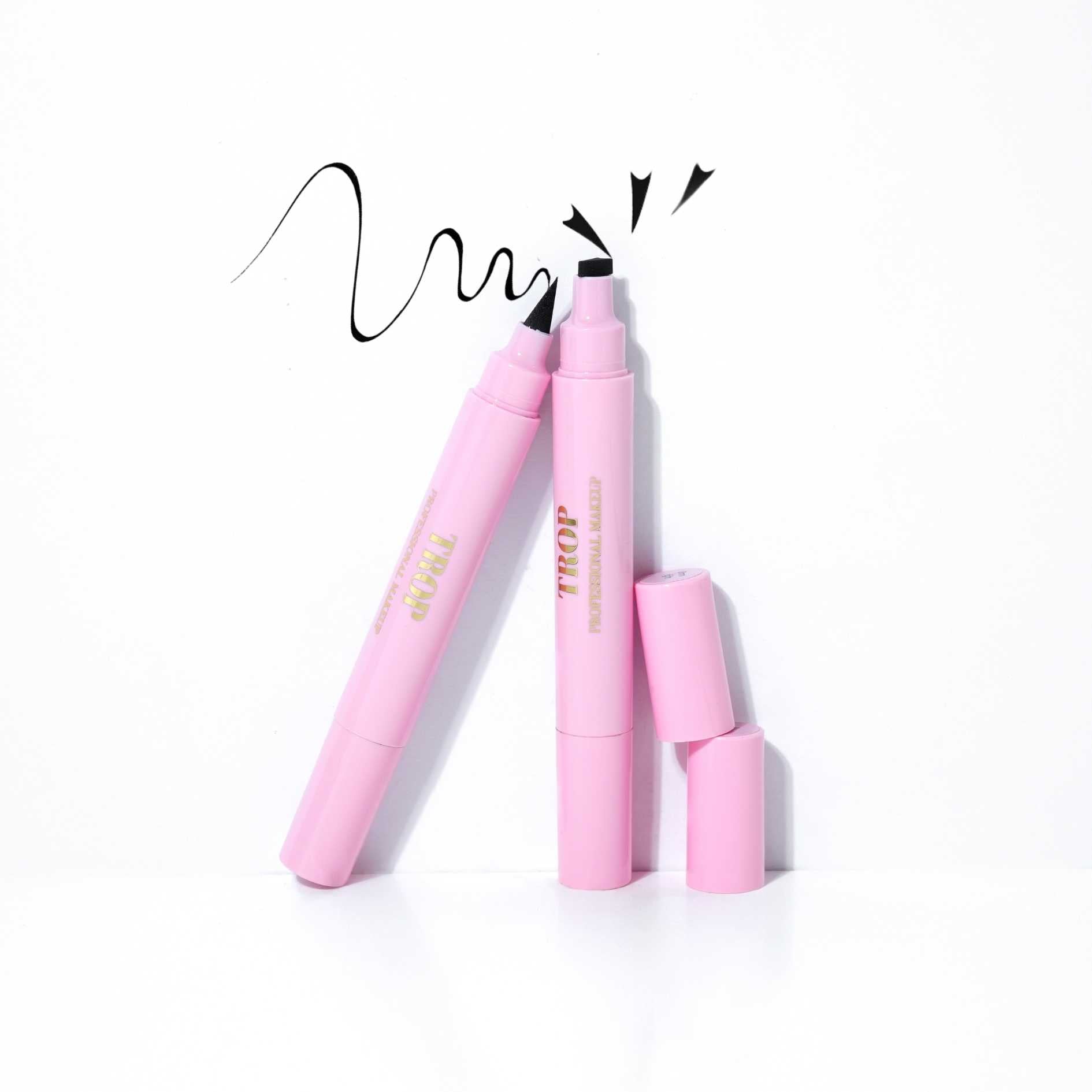 Trop™ Winged Eyeliner Stamp / 2 Sizes - Intense Black