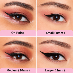 Trop™ Winged Eyeliner Stamp - 2 Sizes - Intense Black